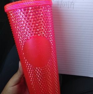 Starbucks Studded Pink Tumbler